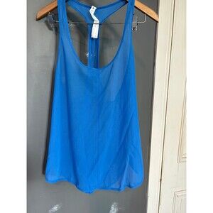 Lululemon size 14 105 Singlet mesh Blue tank top